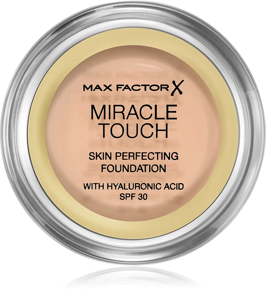 Max Factor Miracle Touch - Увлажняющий тональный крем SPF 30 оттенок 040 Creamy Ivory, 11 g