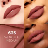 L’Oreal Paris Infaillible Matte Resistance - Матовая увлажняющая помада оттенок 635 Worth It Medium, 5 ml — фото 2