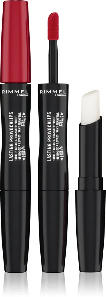 Rimmel Lasting Provocalips Double Ended - Помада для губ - стойкая., You Comin?, 3 г, оттенок 740 Caught Red Lip