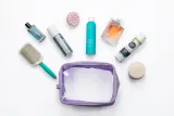 Notino Travel Collection Extra Large Clear Organizer - Прозрачная косметичка XL Purple 27,5x20x12,5 cm, 1 szt. — фото 5
