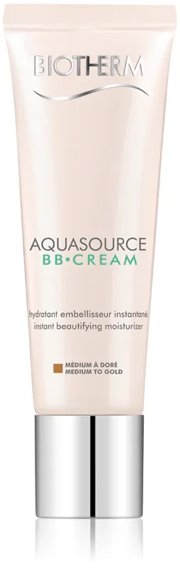 Biotherm Aquasource BB Cream - Увлажняющий крем ВВ, 30 мл, оттенок Medium to Gold SPF 15