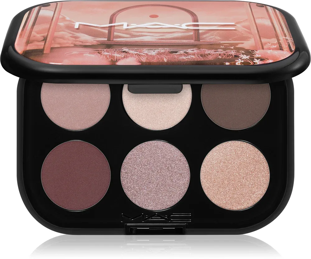 MAC Cosmetics Connect In Colour Eye Shadow Palette 6 shades - Палетка теней для век: палетка теней для век, 6 г, оттенок Embedded In Burgundy