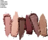 MAC Cosmetics Connect In Colour Eye Shadow Palette 6 shades - Палетка теней для век: палетка теней для век, 6 г, оттенок Embedded In Burgundy — фото 3