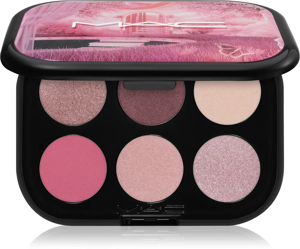 MAC Cosmetics Connect In Colour Eye Shadow Palette 6 shades - Палетка теней для век: палетка теней для век оттенок Rose Lens, 6 g