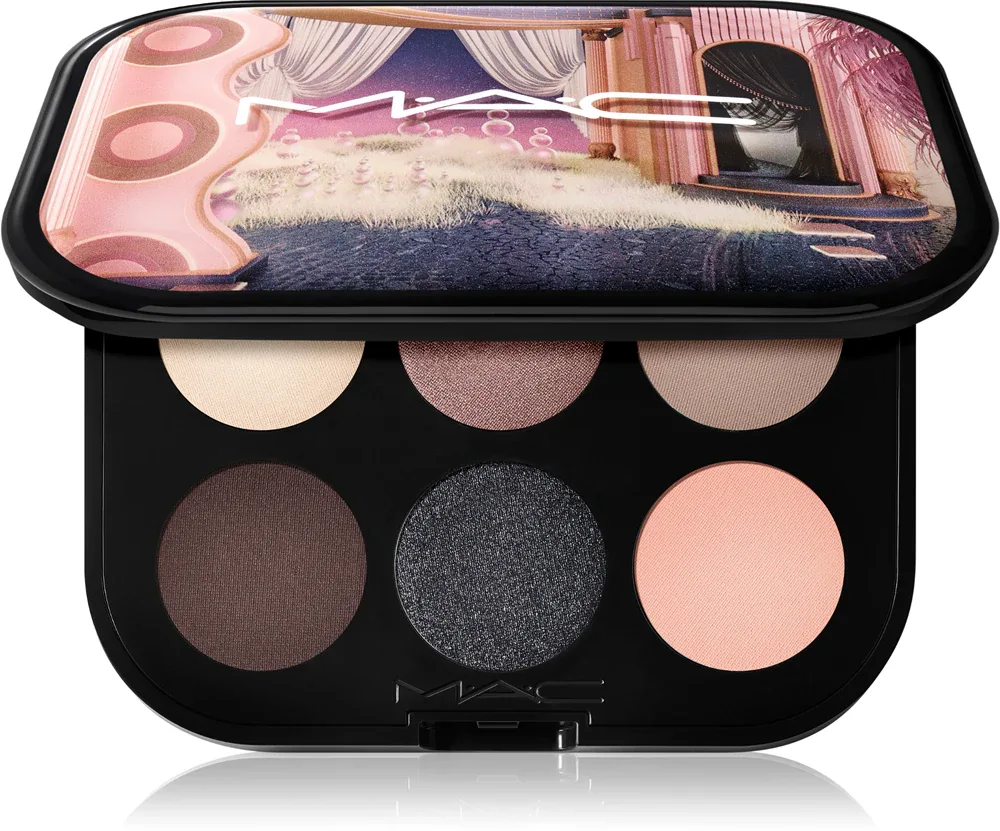 MAC Cosmetics Connect In Colour Eye Shadow Palette 6 shades - Палетка теней для век: палетка теней для век, 6 г, оттенок Encrypted Kryptonite