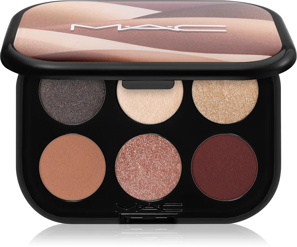 MAC Cosmetics Connect In Colour Eye Shadow Palette 6 shades - Палетка теней для век: палетка теней для век, 6 г, оттенок Nude Board