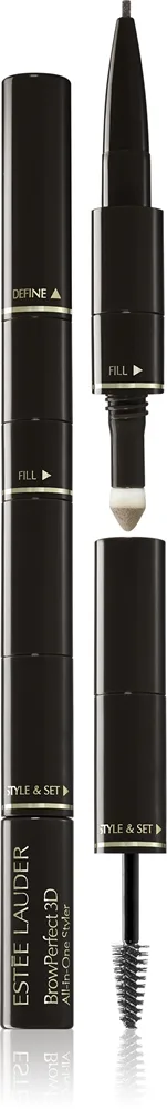 Estee Lauder BrowPerfect 3D All-in-One Styler - Карандаши для бровей 3 в 1 оттенок Dark Brunette, 2 g