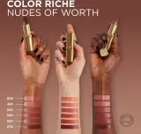 L’Oreal Paris Color Riche Free the Nudes - Кремовая помада для увлажнения, 4 г, оттенок 601 WORTH IT — фото 4