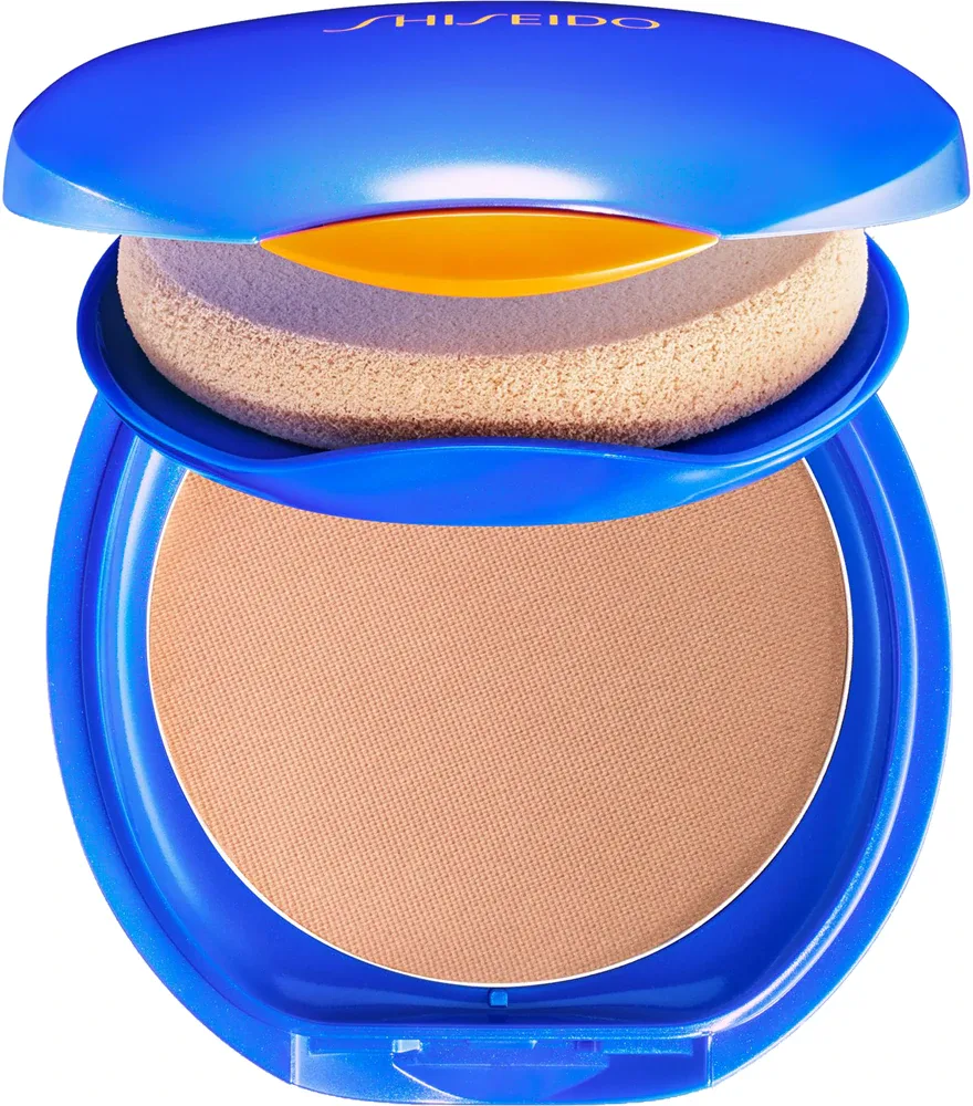 Shiseido Expert Sun Protector UV Protective Compact Foundation SPF30 - Водостойкий компактный наполнительный крем для тела, 12 г, оттенок Medium Brown