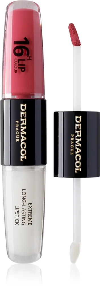 Dermacol 16H Lip Colour - Долговременная помада и блеск для губ оттенок 16 Classy Sassy, 2 ml