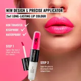 Dermacol 16H Lip Colour - Долговременная помада и блеск для губ оттенок 38, 2 ml — фото 3