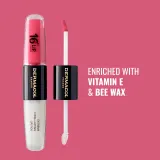 Dermacol 16H Lip Colour - Долговременная помада и блеск для губ оттенок 16 Classy Sassy, 2 ml — фото 4