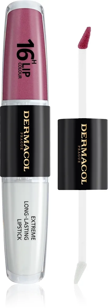 Dermacol 16H Lip Colour - Долговременная помада и блеск для губ оттенок 07, 2 ml