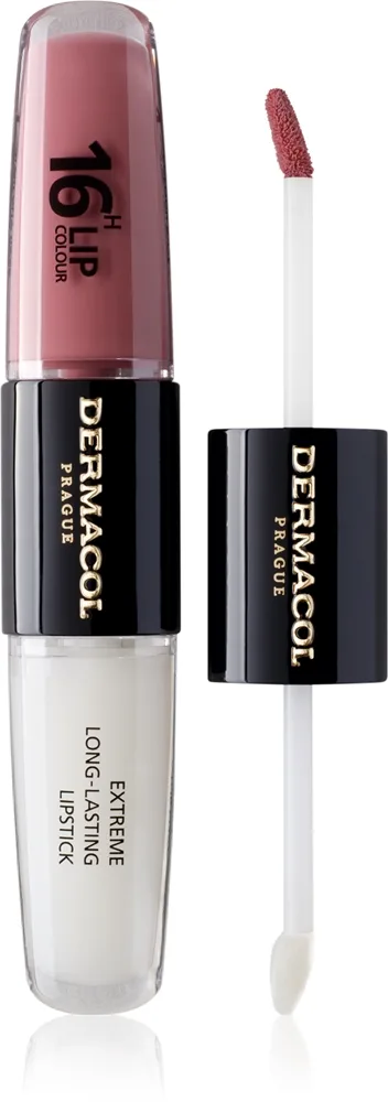 Dermacol 16H Lip Colour - Долговременная помада и блеск для губ оттенок 39, 2 ml