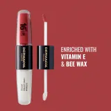Dermacol 16H Lip Colour - Долговременная помада и блеск для губ оттенок 35 Sugar Plum, 2 ml — фото 4