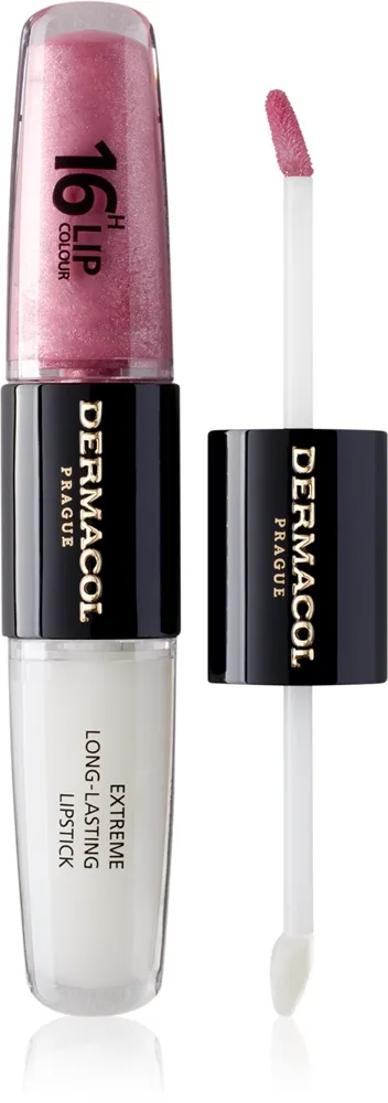 Dermacol 16H Lip Colour - Долговременная помада и блеск для губ оттенок 11 Soft Heart, 2 ml
