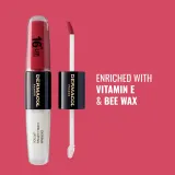 Dermacol 16H Lip Colour - Долговременная помада и блеск для губ оттенок 06 Merry Berry, 2 ml — фото 4