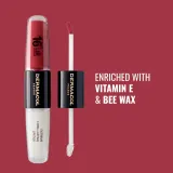 Dermacol 16H Lip Colour - Долговременная помада и блеск для губ оттенок 28 Royal Peony, 2 ml — фото 4