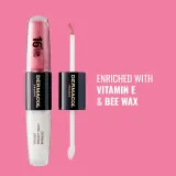 Dermacol 16H Lip Colour - Долговременная помада и блеск для губ оттенок 11 Soft Heart, 2 ml — фото 4