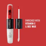 Dermacol 16H Lip Colour - Долговременная помада и блеск для губ оттенок 36 Coral Sunset, 2 ml — фото 4