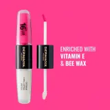 Dermacol 16H Lip Colour - Долговременная помада и блеск для губ оттенок 18 Cotton Candy, 2 ml — фото 4