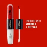 Dermacol 16H Lip Colour - Долговременная помада и блеск для губ оттенок 20 Secret Lovespell, 2 ml — фото 4