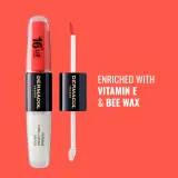 Dermacol 16H Lip Colour - Долговременная помада и блеск для губ, 2 мл, оттенок 26 — фото 4