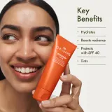 Origins GinZing Energy-Boosting Tinted Moisturizer - Крем для лица с эффектом омоложения SPF 40, 50 мл, оттенок 3 — фото 8