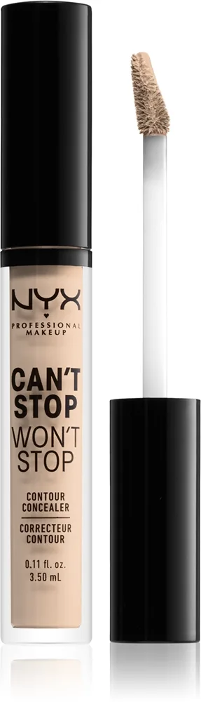 NYX Professional Makeup Can't Stop Won't Stop - Корректор в жидкой текстуре оттенок 02 Alabaster, 3 ml
