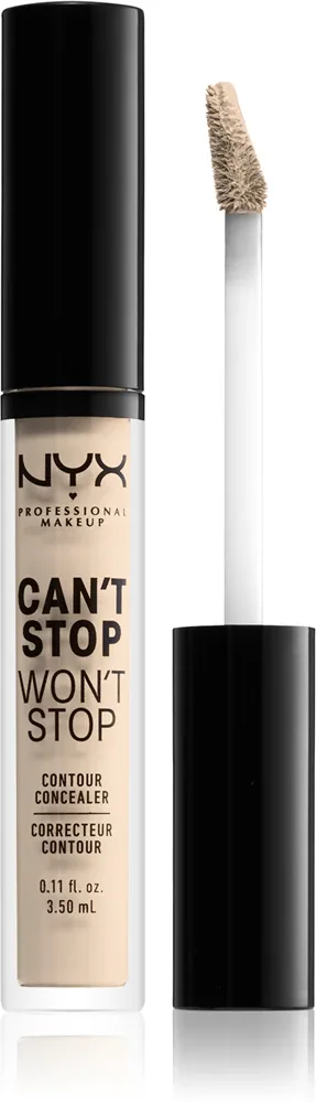 NYX Professional Makeup Can't Stop Won't Stop - Корректор в жидкой текстуре оттенок 1.5 Fair, 3 ml
