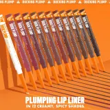 NYX Professional Makeup Duck Plump Liner - Карандаш для губ с эффектом увеличения оттенок Swollen Spice, 0 g — фото 8