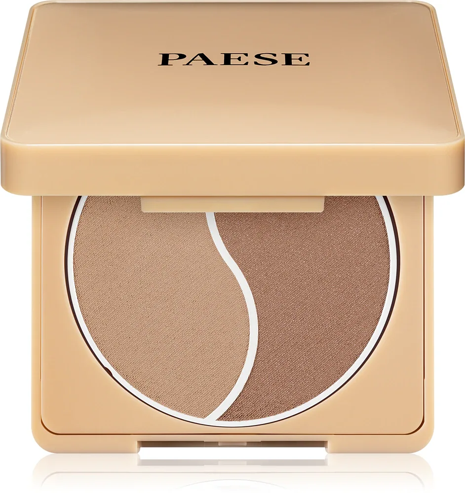 Paese Self Glow Medium - Пудра бронзирующая с эффектом выравнивания, 6 g