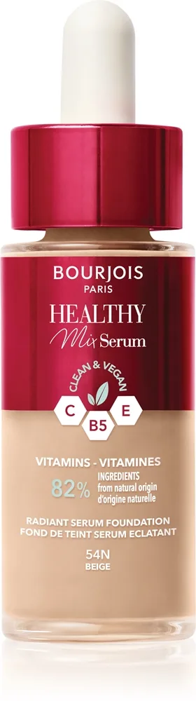 Bourjois Healthy Mix - Легкий тональный крем для естественного макияжа оттенок 54N Beige, 30 ml