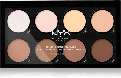 NYX Professional Makeup Highlight & Contour PRO - Палетка для контурирования лица, 8 г