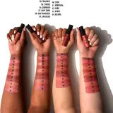 NYX Professional Makeup Soft Matte Lip Cream - Легкая матовая жидкая помада оттенок 01 Amsterdam, 8 ml — фото 5
