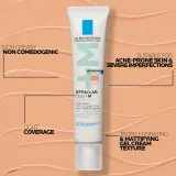 La Roche-Posay Effaclar DUO+M Unifiant - Легкий увлажняющий тонизирующий крем оттенок Medium, 40 ml — фото 2