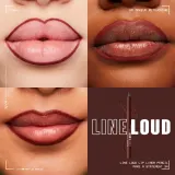 NYX Professional Makeup Line Loud Vegan - Карандаш для губ с матовым покрытием оттенок 34 - Make A Statement, 1 g — фото 3