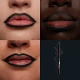 NYX Professional Makeup Line Loud Vegan - Карандаш для губ с матовым покрытием оттенок 18 - Evil Genius, 1 g — фото 3