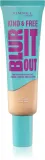 Rimmel Kind & Free Blur It Out - Легкий увлажняющий тональный крем, 30 мл, оттенок 010 Rose Ivory — фото 1