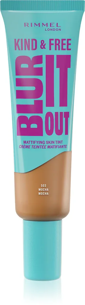 Rimmel Kind & Free Blur It Out - Легкий увлажняющий тональный крем, 30 мл, оттенок 503 Mocha