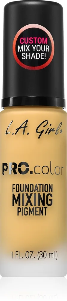 L.A. Girl Cosmetics PRO. Color - База под макияж, тональное средство для выравнивания цвета кожи оттенок Yellow, 30 ml