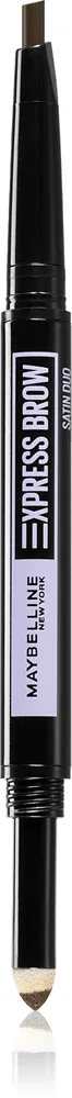 MAYBELLINE NEW YORK Express Brow Satin Duo - Карандаш и пудра для бровей двойное оттенок 01 - Dark Blonde, 0