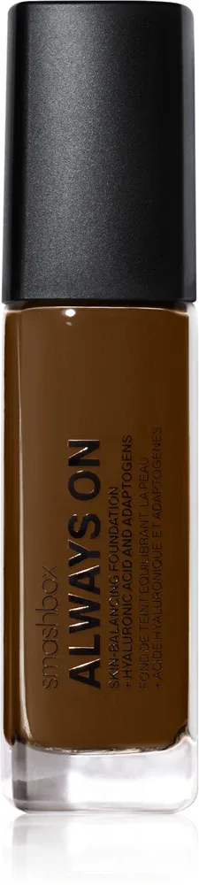 Smashbox Always On Skin Balancing Foundation - Тональная основа: Трваля падклад, 30 мл, оттенок D20N - LEVEL-TWO DARK WITH A NEUTRAL UNDERTONE