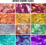 Danessa Myricks Beauty Infinite Chrome Flakes - Блестящие тени для век, оттенок Pride — фото 8
