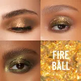 Danessa Myricks Beauty Infinite Chrome Flakes - Блестящие тени для век, оттенок Fire Ball — фото 4
