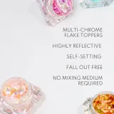 Danessa Myricks Beauty Infinite Chrome Flakes - Блестящие тени для век, оттенок Bi-Pride — фото 4