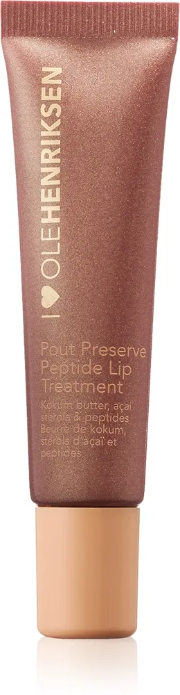OLEHENRIKSEN Pout Preserve Peptide Lip Treatment - Увлажняющий блеск для губ оттенок Cocoa Crème Glimmer, 12 ml