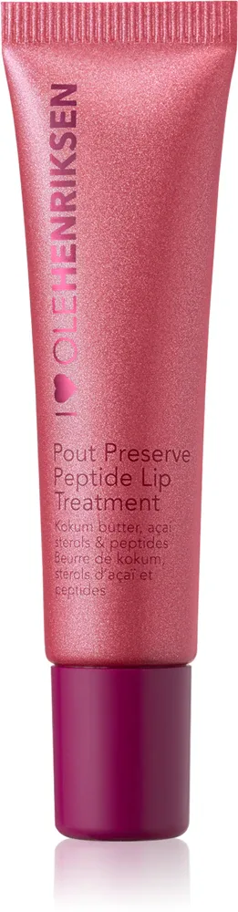 OLEHENRIKSEN Pout Preserve Peptide Lip Treatment - Увлажняющий блеск для губ, 12 мл, оттенок Lingonberry Jam Glimmer