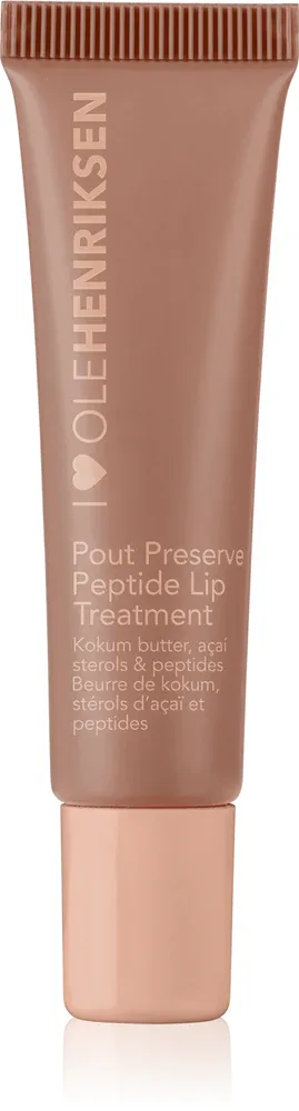 OLEHENRIKSEN Pout Preserve Peptide Lip Treatment - Увлажняющий блеск для губ, 12 мл, оттенок Crème Brûlée
