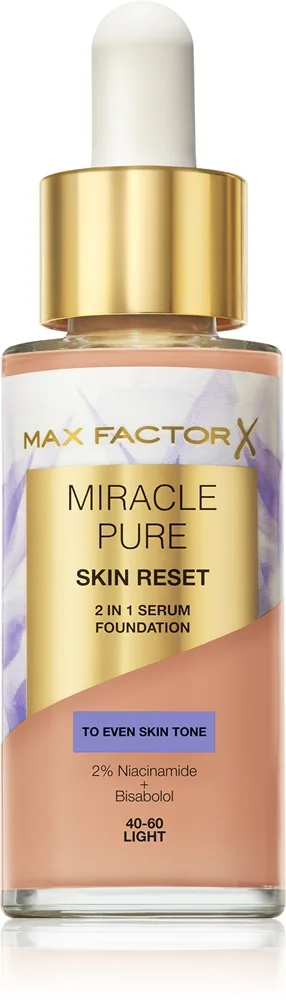 Max Factor Miracle Pure Skin Reset - Подкладка для ухода оттенок 40-60 Light, 30 ml
